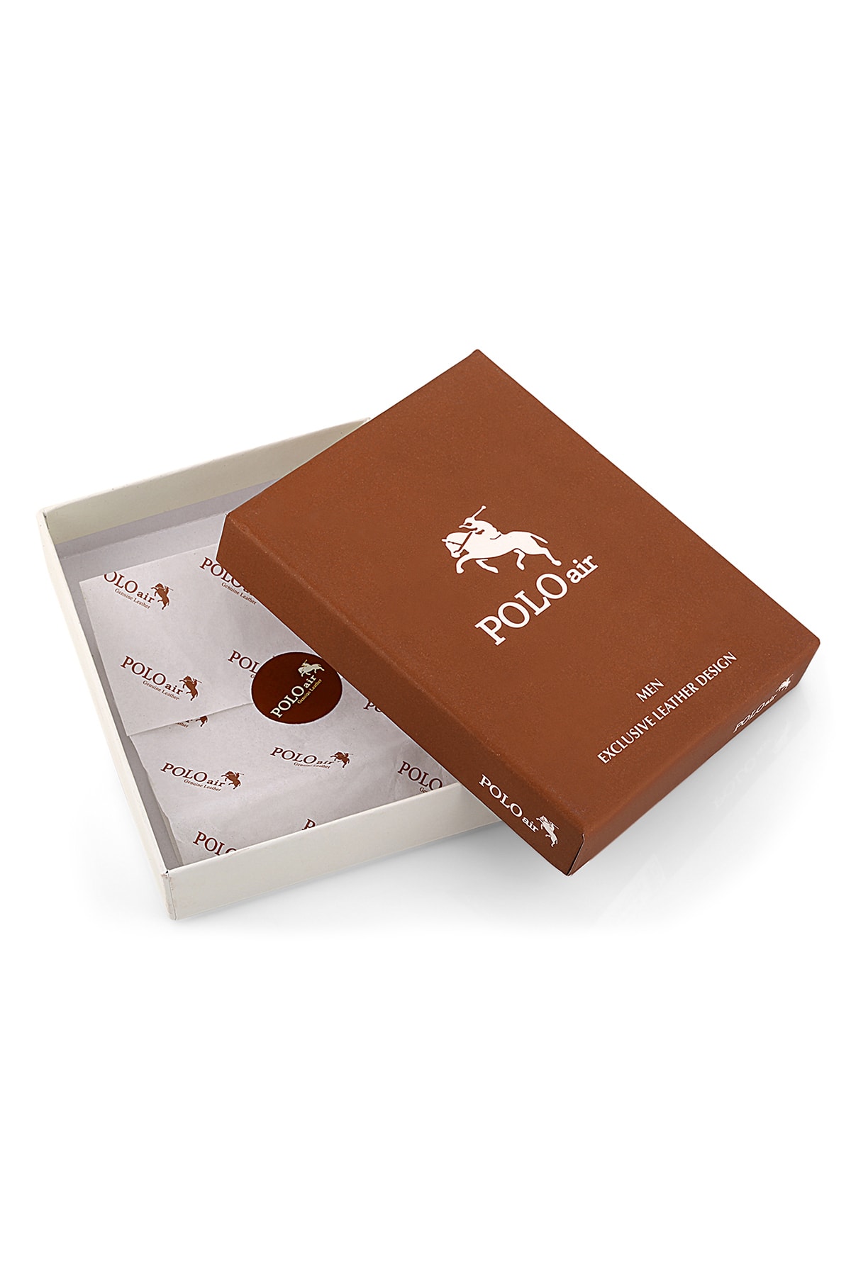 کیف پول مردانه قهوه ای polo air | SETE-3019 اورجینال - تصویر 6