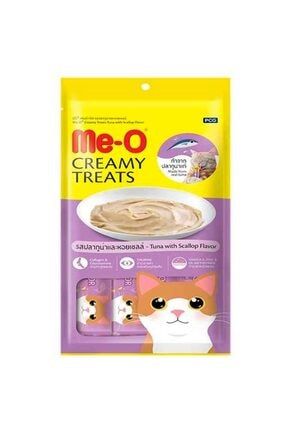 Meo Ton Ve Deniz Tarağı Krema Kedi Ödülü Kedi Çorbası 4x15 g TX89D7B71544825