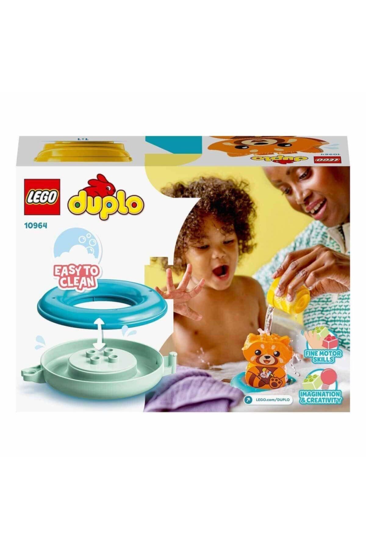 LEGO-Duplo Lego 10964 - Floating Red Panda First Bath Time Fun, 5 Pieces 4
