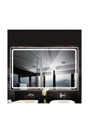 60x70 Cm Kumlamalı Ledli Ayna Duvar Salon Banyo Wc Ofis Yatak Odası Boy Ledli Ayna EVRST0559