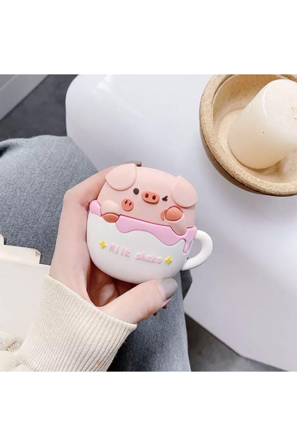 1-2  Kılıf Milkshake Domuzcuk Pembe 2