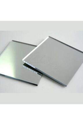 1 Mm 20x20 Cm Gümüş-silver Renkli Yapışkanlı Aynalı Pleksi YeniHediyelikDünyamKuruÇiçekX2356