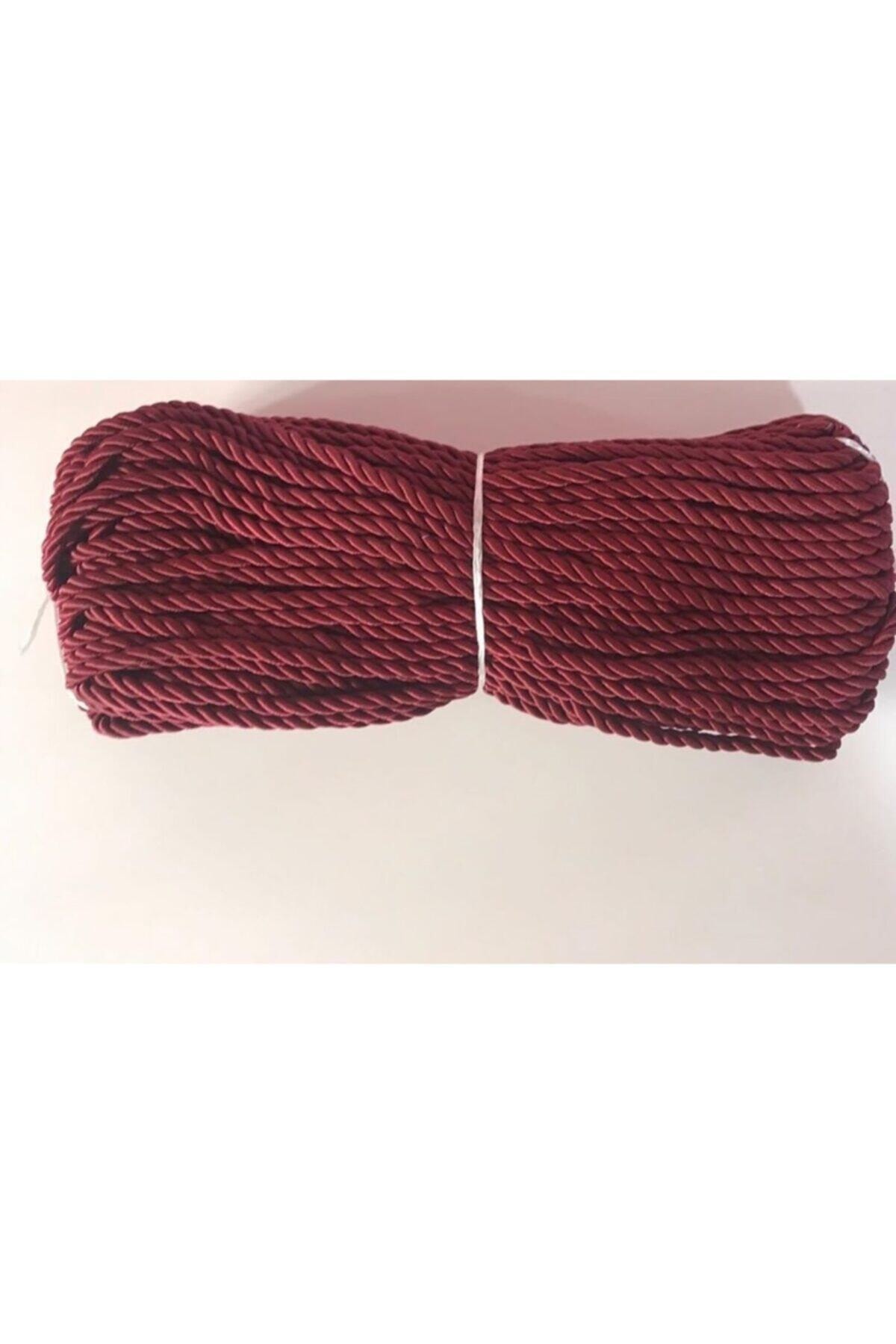 50 Mt Claret Red Cord Rope 8mm Colorful Rope Rope Underplate And Door Ornament Rope Hobby Decoration – Artificial – Artificial Flower