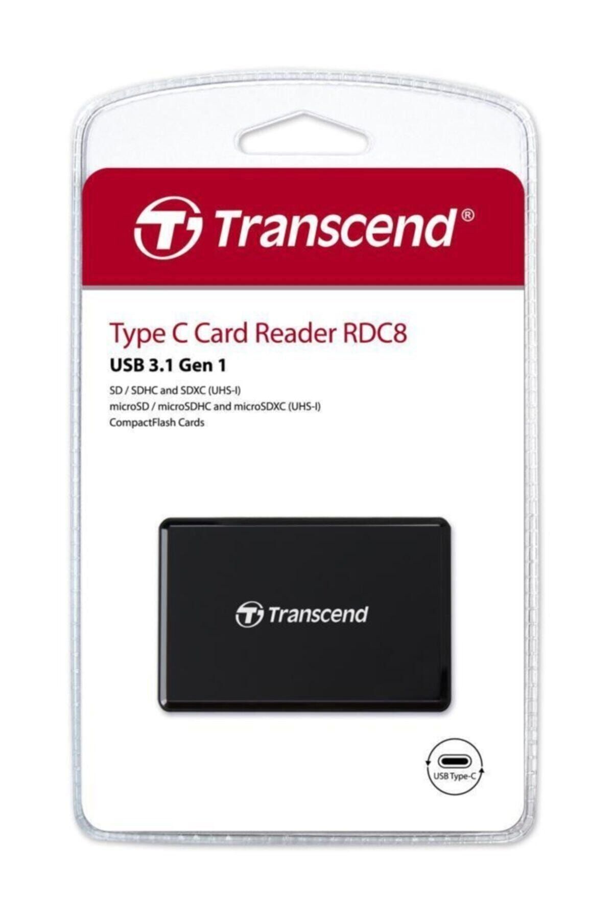Transcend-Ts-rdc8k2 Cf/sd/sdhc/sdxc/microsd Type-c Multi Card Reader 5