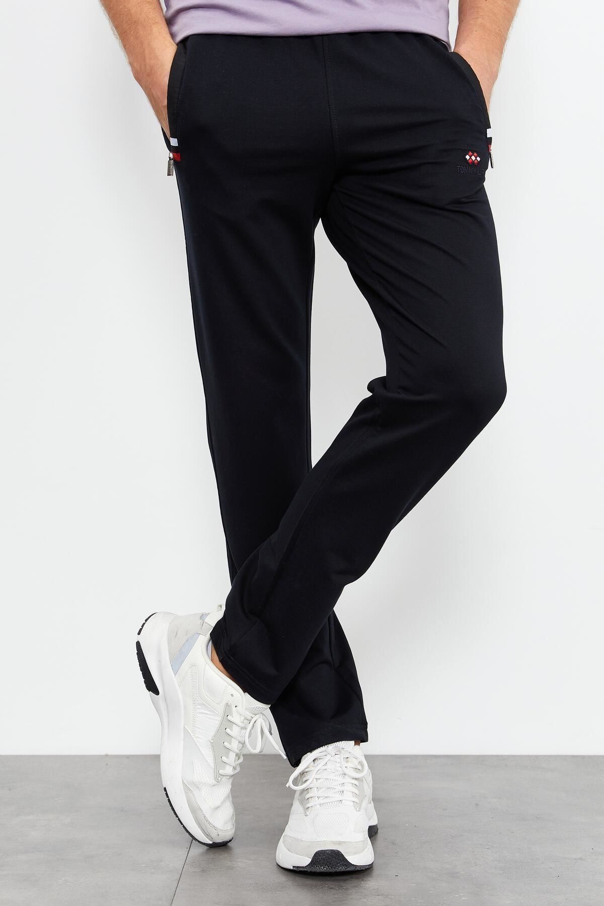 Tommy Life Classic Pocket Striped Navy Blue Men s Tracksuit Bottom
