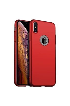 Iphone X Kılıf Ultra Ince Yumuşak Silikon Kırmızı ZR-X