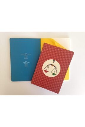 Burç Defter Terazi Küçük Çizgisiz 42 Yaprak ANORTERAZI