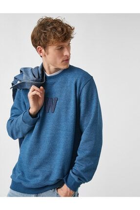 Havlu Kumaş Işlemeli Sweatshirt 2YAM71200MK