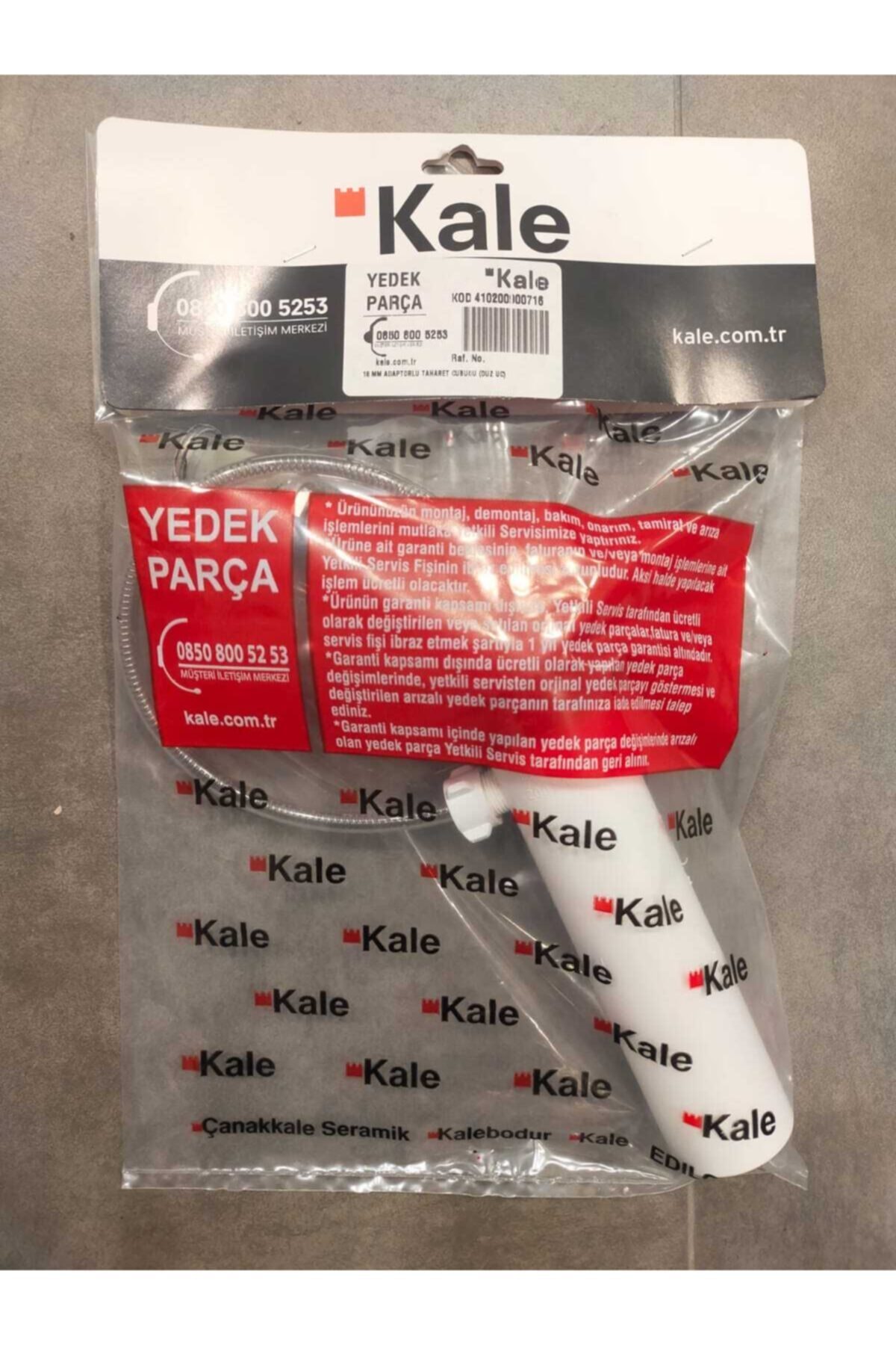 KALE 18 Mm Adaptörlü Taharet Çubuğu (düz Uç)