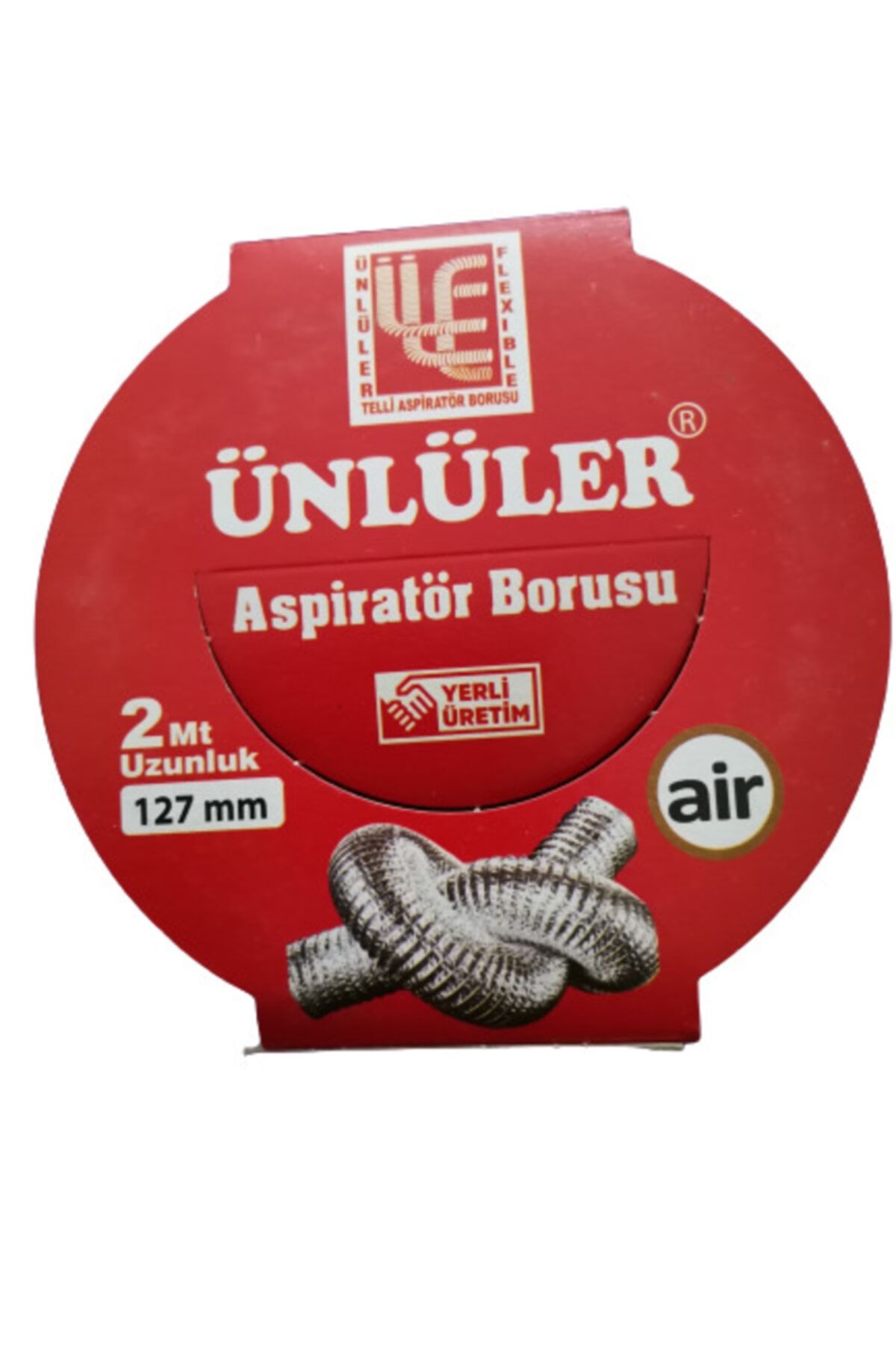 Alüminyum Aspiratör Borusu Telli + Aspiratör Boru Redüksiyonu - 2
