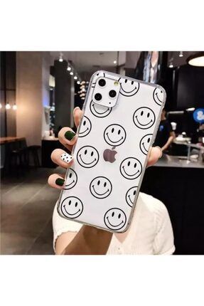 Samsung Galaxy A52 Smile Baskılı Şeffaf Kılıf MCSFX85940