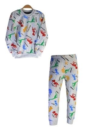 Digital Dinazor Karakter Baskılı Pijama Takımı çiggo.2701815