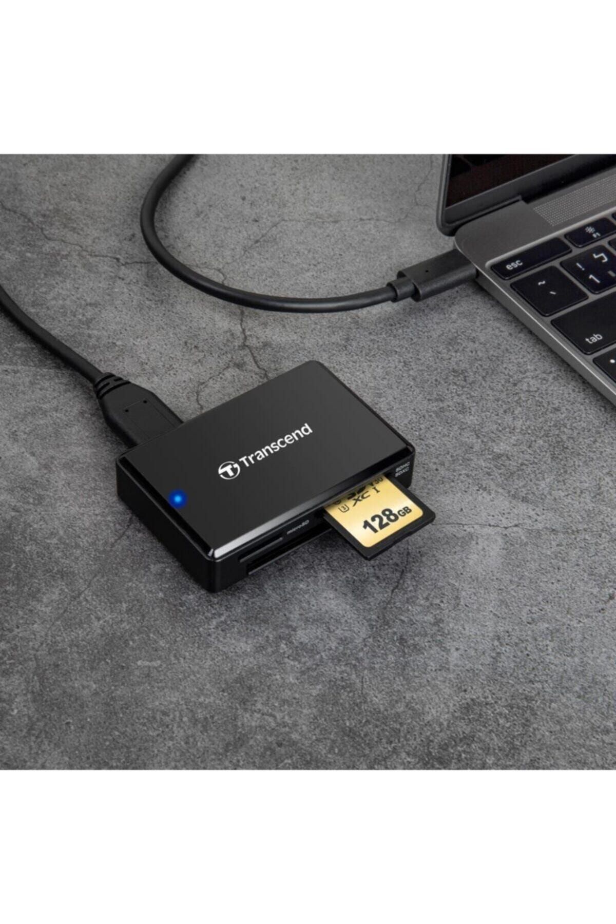 Transcend-Ts-rdc8k2 Cf/sd/sdhc/sdxc/microsd Type-c Multi Card Reader 6