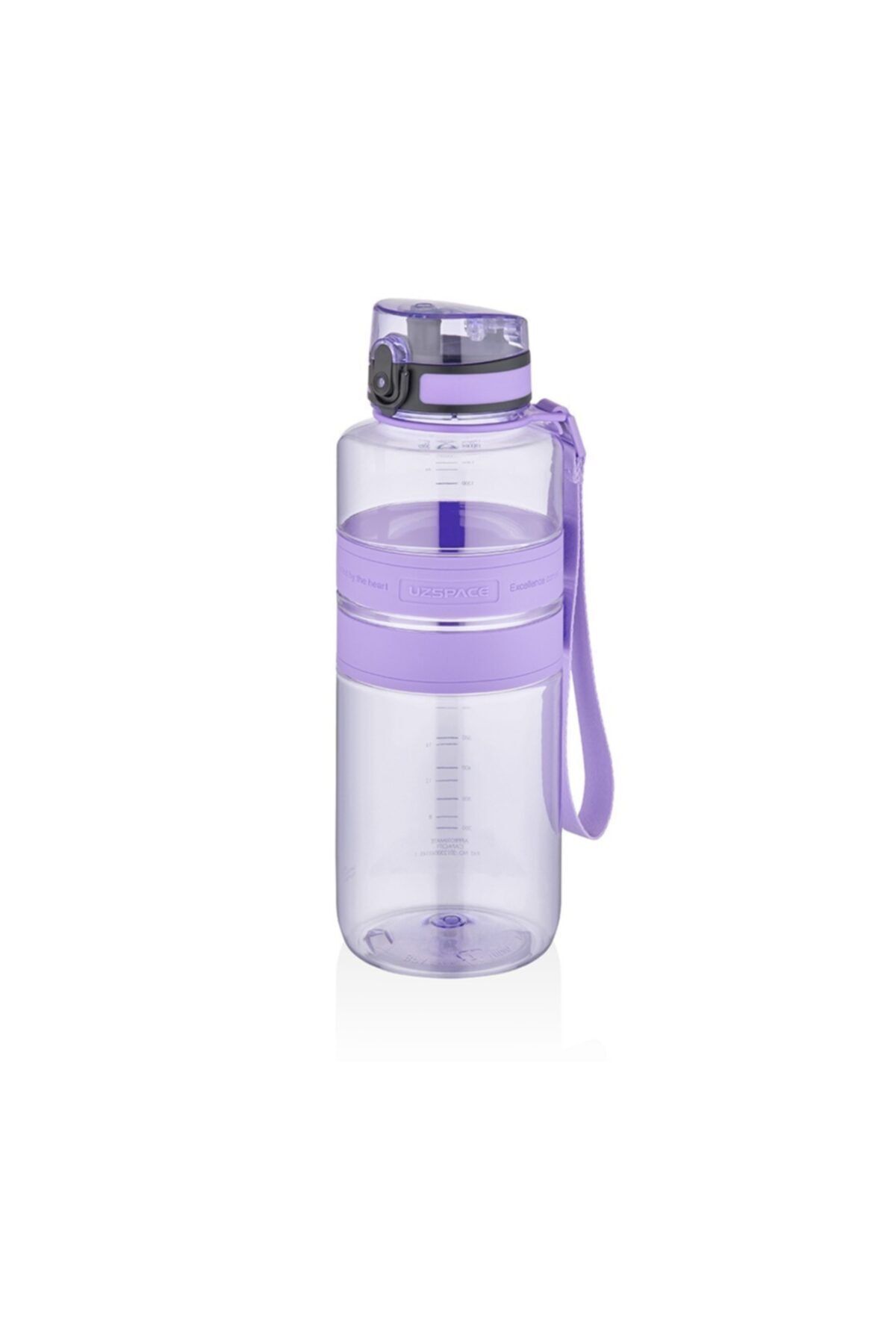 قمقمه و فلاسک بنفش 5032 MEGA BOY TRITAN WATER FAT 1.5 لیتر 1500 میلی لیلا Uzspace