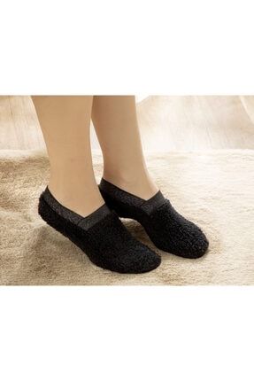 New Soft Silvery Peluş Kadın Peluş Çorap 36-38 Siyah 10033013