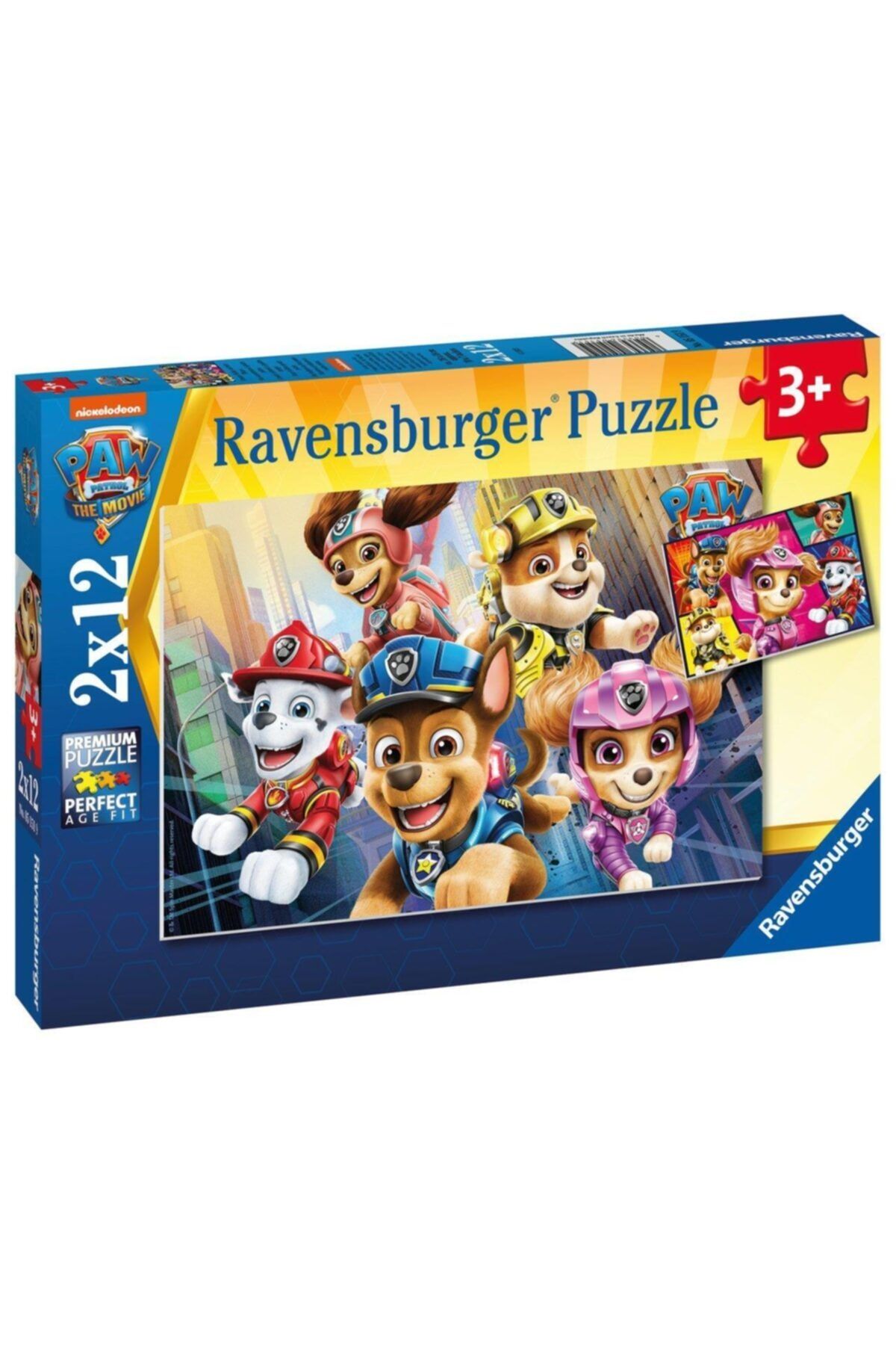 RAVENSBURGER 2x12 Parça Puzzle Paw Petrol 051519