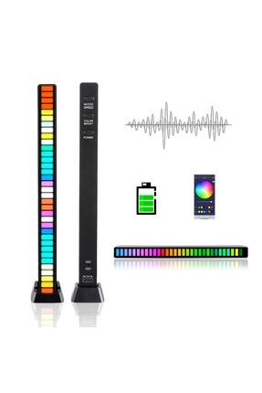 Sese Duyarlı Ekolayzer 32 Led 8 Mod 18 Renk Çubuk Led D08-RGB