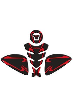 Premıum Honda Cbr 125cc-250cc Siyah Kırmızı Tank Pad Set Garantili Ürün GOGO-001529