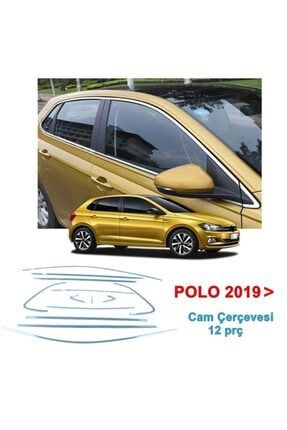 Vw Polo Cam Çerçevesi Nikelajı Komple 2019 Sonrası 12 Prç P.çelik onk264-t3