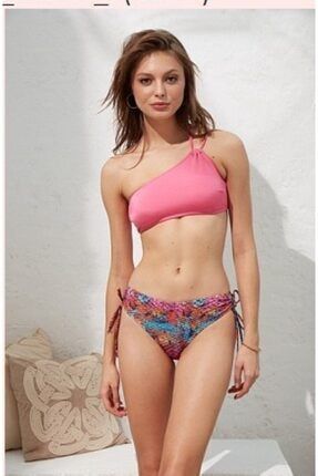 Kadın Piton Doja Tek Omuz Sürgülü Bikini Takımı PR221214