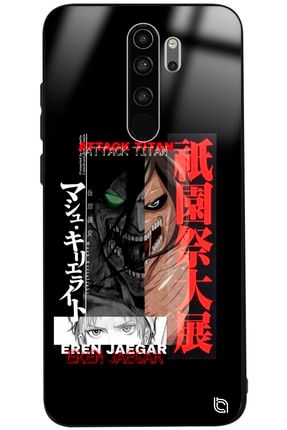 Xiaomi Redmi Note 8 Pro Attack On Titan Eren Premium Desenli Glossy Kılıfı attackontitan28glossy_188