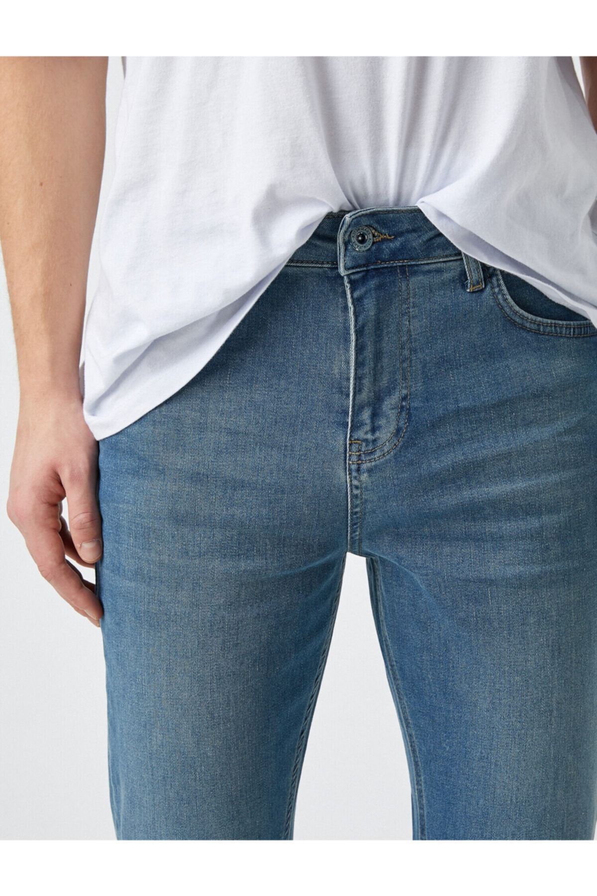 Koton-Joe Jean - Tapered Fit Jean Pants 5