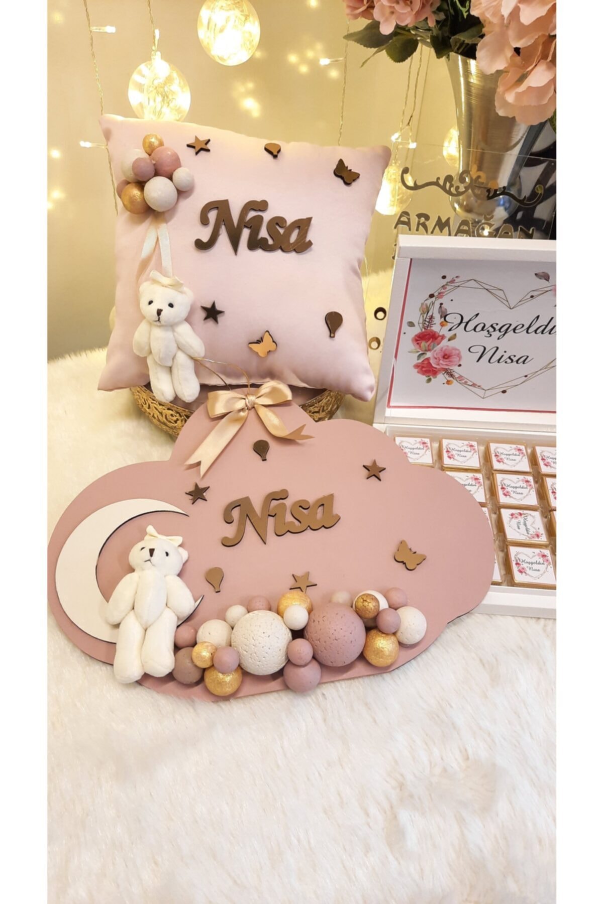 ARMAGAN BEBEK NİKAH ŞEKERİ Kapı Süsü ,takı Yastıgi