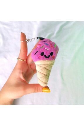 Böğürtlen Dondurma Peluş Mini Yastık Anahtarlık nls-dndpls001