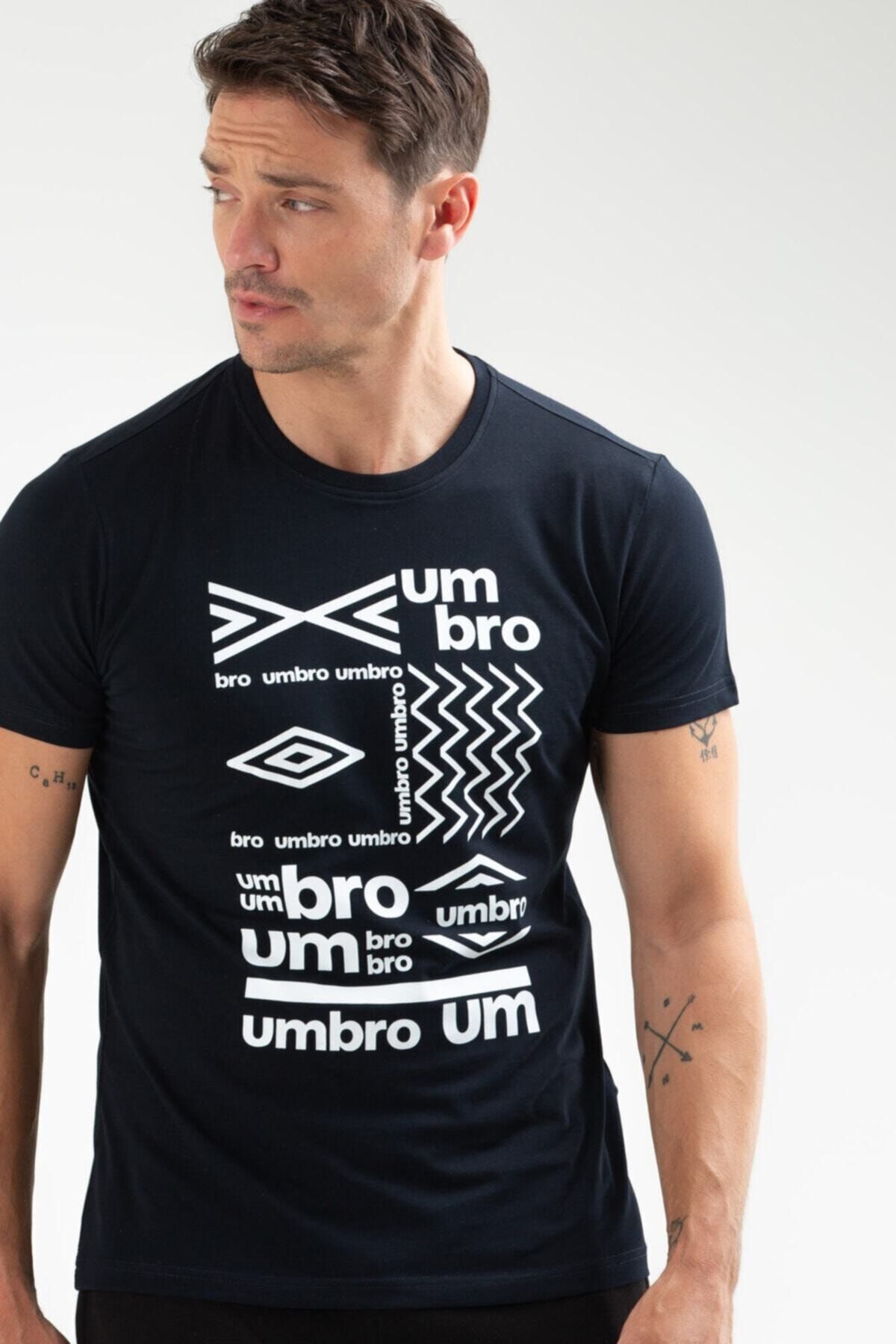 Umbro Jax TF 0133 Navy Blue Men s T Shirt Trendyol