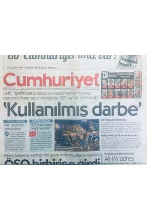Cumhuriyet Gazetesi 13 Haziran 2017 - Kullanılmış Darbe, Öso Birbirine Girdi Gz40672 GZ40672