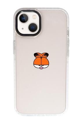 Iphone 13 Garfield Candy Bumper Darbe Emci Silikonlu Telefon Kılıfı MCCNDY13TSRM81