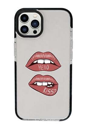 Iphone 13 Pro Max Hello Kiss Candy Bumper Darbe Emci Silikonlu Telefon Kılıfı MCCNDY13PMAXTSRM105