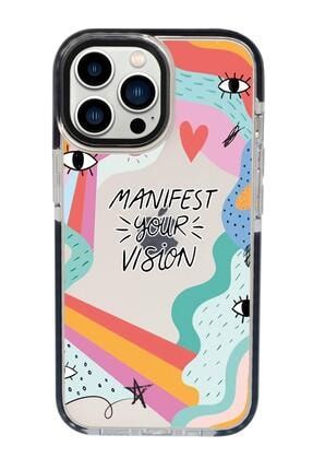 Iphone 13 Pro Manifest Your Vision Candy Bumper Darbe Emci Silikonlu Telefon Kılıfı MCCNDY13PROTSRM157