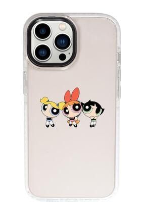 Iphone 13 Pro Powerpuff Girls Candy Bumper Darbe Emci Silikonlu Telefon Kılıfı MCCNDY13PROTSRM241