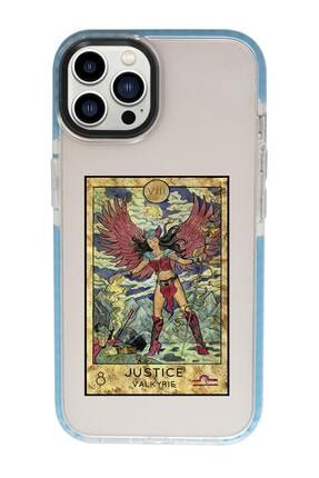 Iphone 13 Pro Max Uyumlu Mavi Justice Valkyrie Candy Bumper Darbe Emci Silikonlu Telefon Kılıfı MCCNDY13PMAXTSRM113