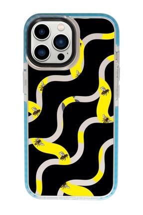 Iphone 13 Pro Wavy Bee Candy Bumper Darbe Emci Silikonlu Telefon Kılıfı MCCNDY13PROTSRM17