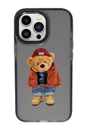Iphone 13 Pro Teddy Bear Candy Bumper Darbe Emci Silikonlu Telefon Kılıfı MCCNDY13PROTSRM301