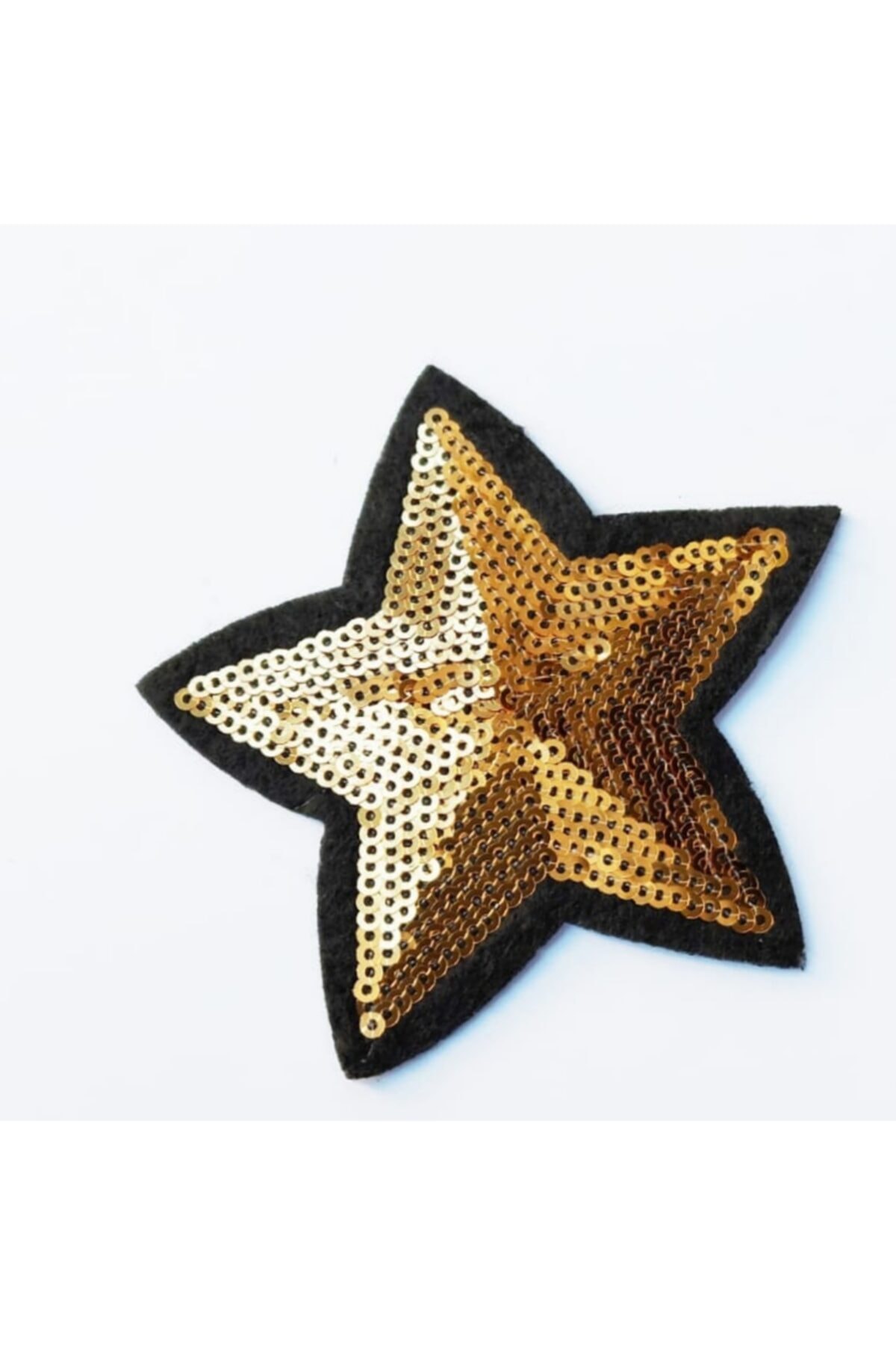 Sheen Dmr Ütü Ile Yapışan Payetli Yıldız Desen Arma Yama Patch