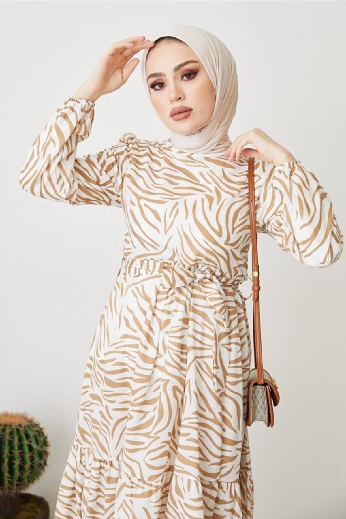benguen-Kleid mit Zebramuster 3