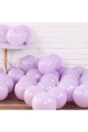 Lila Makaron Pastel Balon 10 Adet 10 Adet Makaron Balon İrem Parti