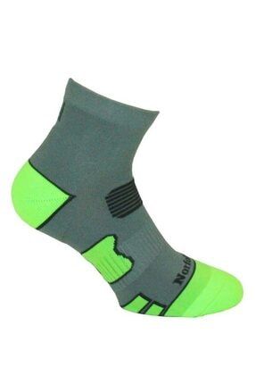 Gri Yeşil Stella Koşu Çorabı NORF-STELLA-021
