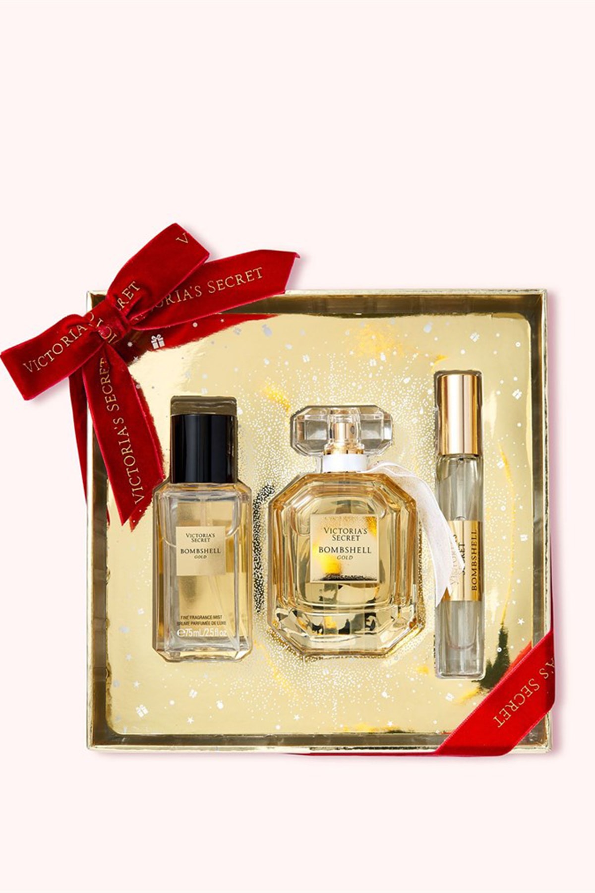 Victoria's Secret Bombshell Gold Eau De Parfum 3 Parçalı Kadın Parfüm Seti