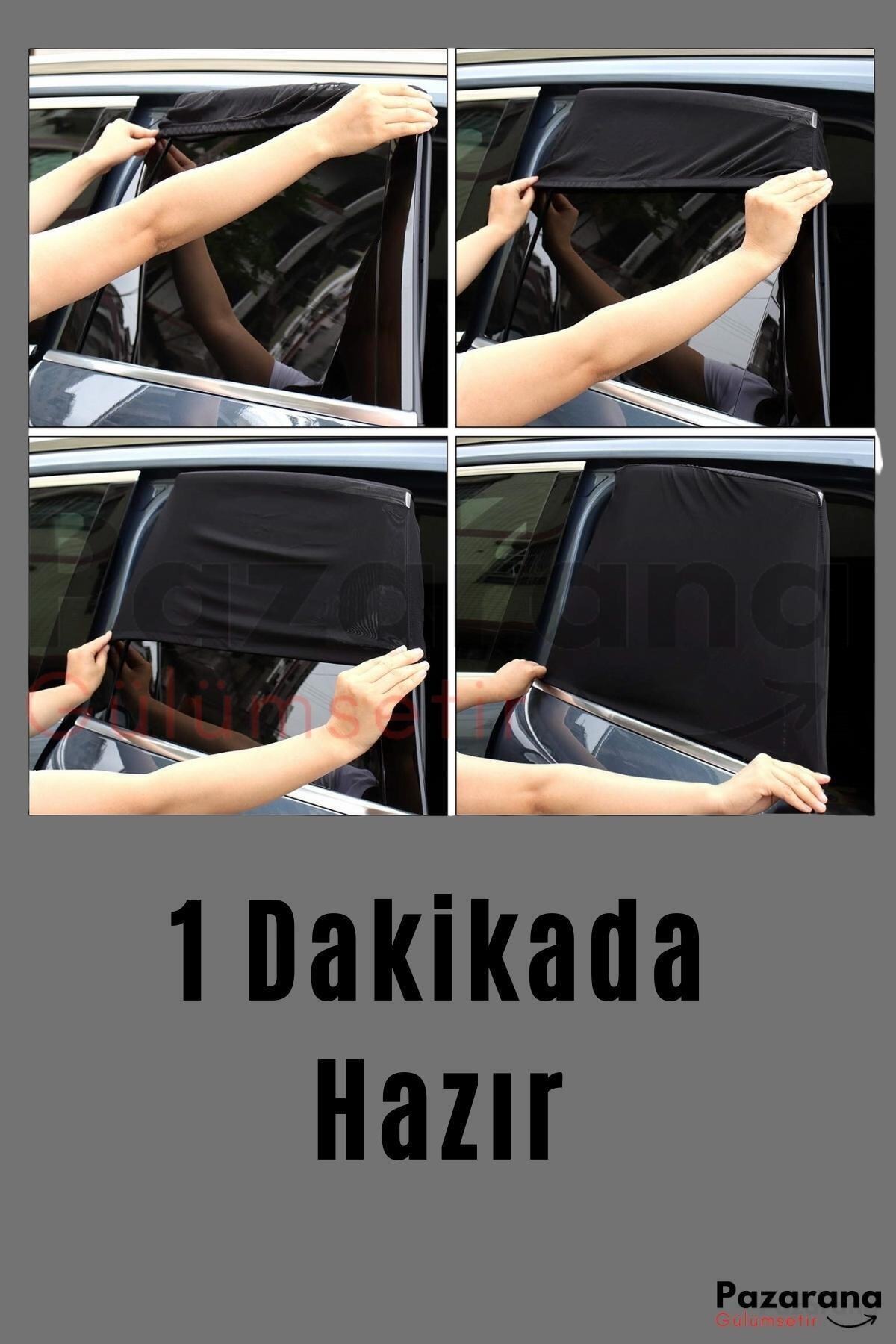 AnkaWood 2 Adet Oto Yan Cam Perdesi Araba Arka Güneşlik Araç Anne Bebek Çocuk Perde Arka Koltuk Emzirme Örtü fotoğrafı 2 (önizleme)