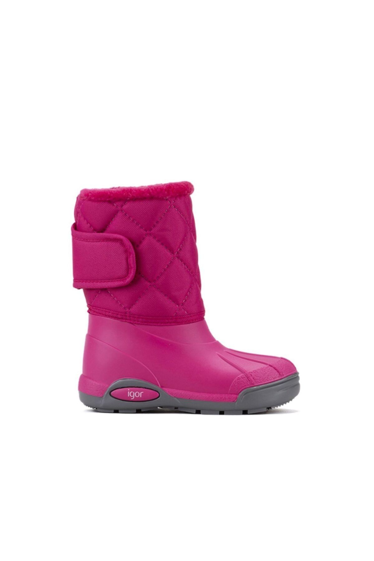IGOR Topo Sk Nylon Kids Waterproof Snow Boots Fuchsia Trendyol