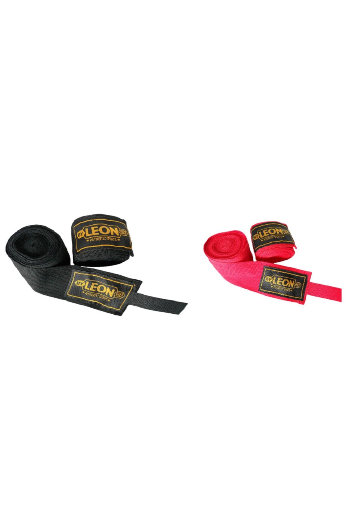 باند بوکس چند رنگ 3.5 MT Boxing Bandage Double Color مشکی Red 2 جفت By Leon 1982