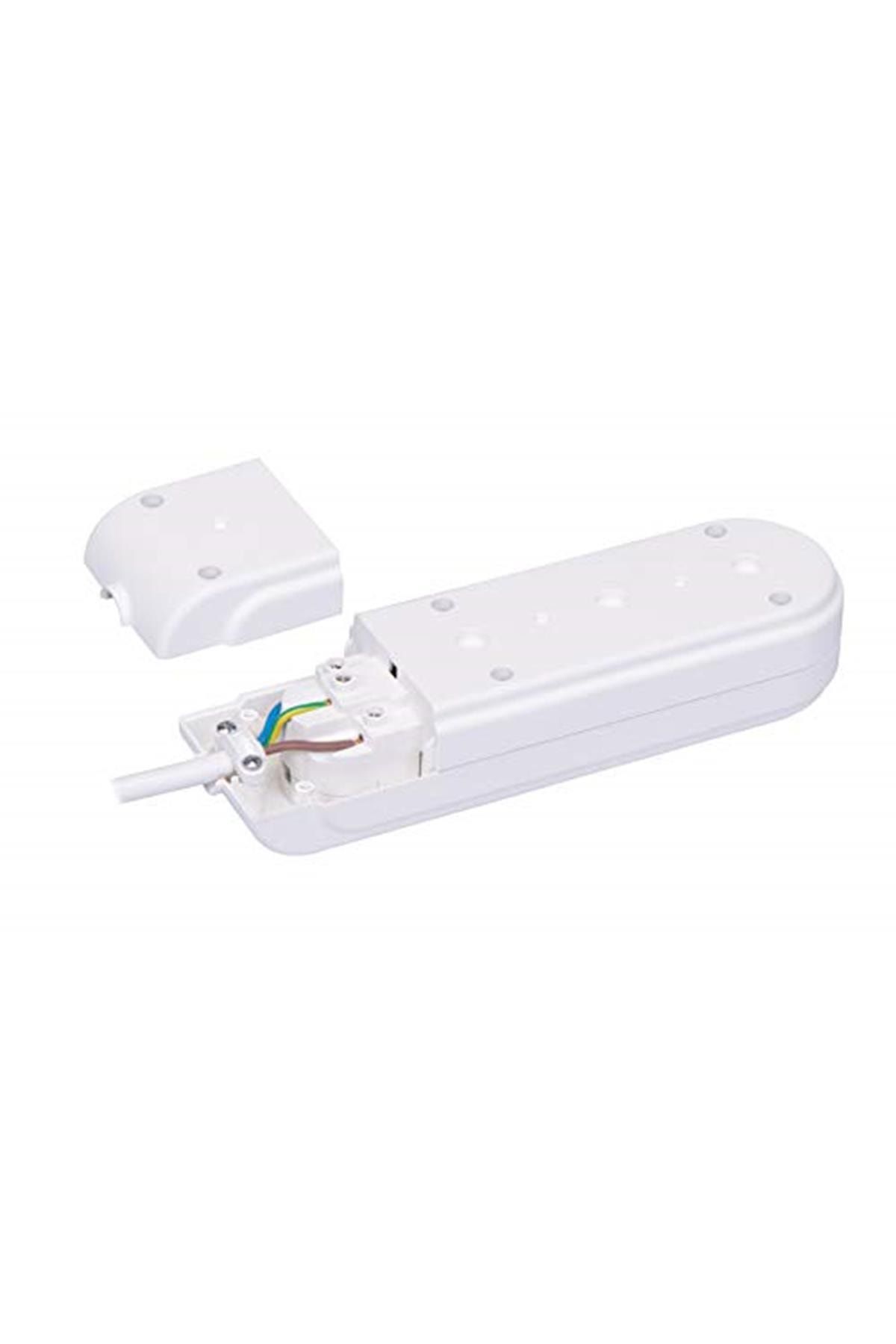 MAKEL-New Generation Triple (3 Pieces) 2 Meter Grounded Child Proof Group Socket with Switch 2