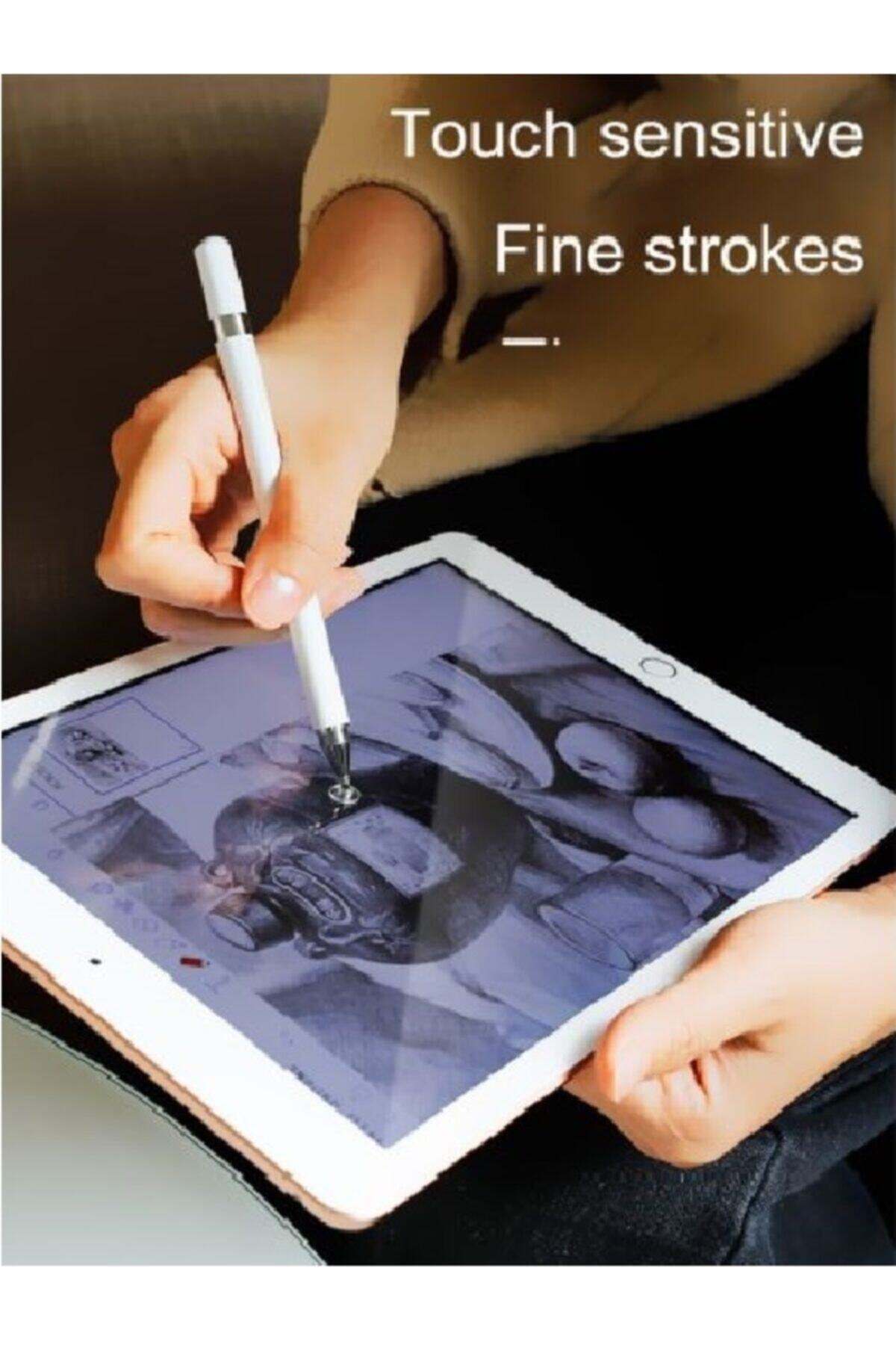 Ipad 10.2 8. Ve 9. Nesil 2 In 1 Stylus Uyumlu Kalem Özel Tasarım Ve Hassas Çizim Kalemi 3