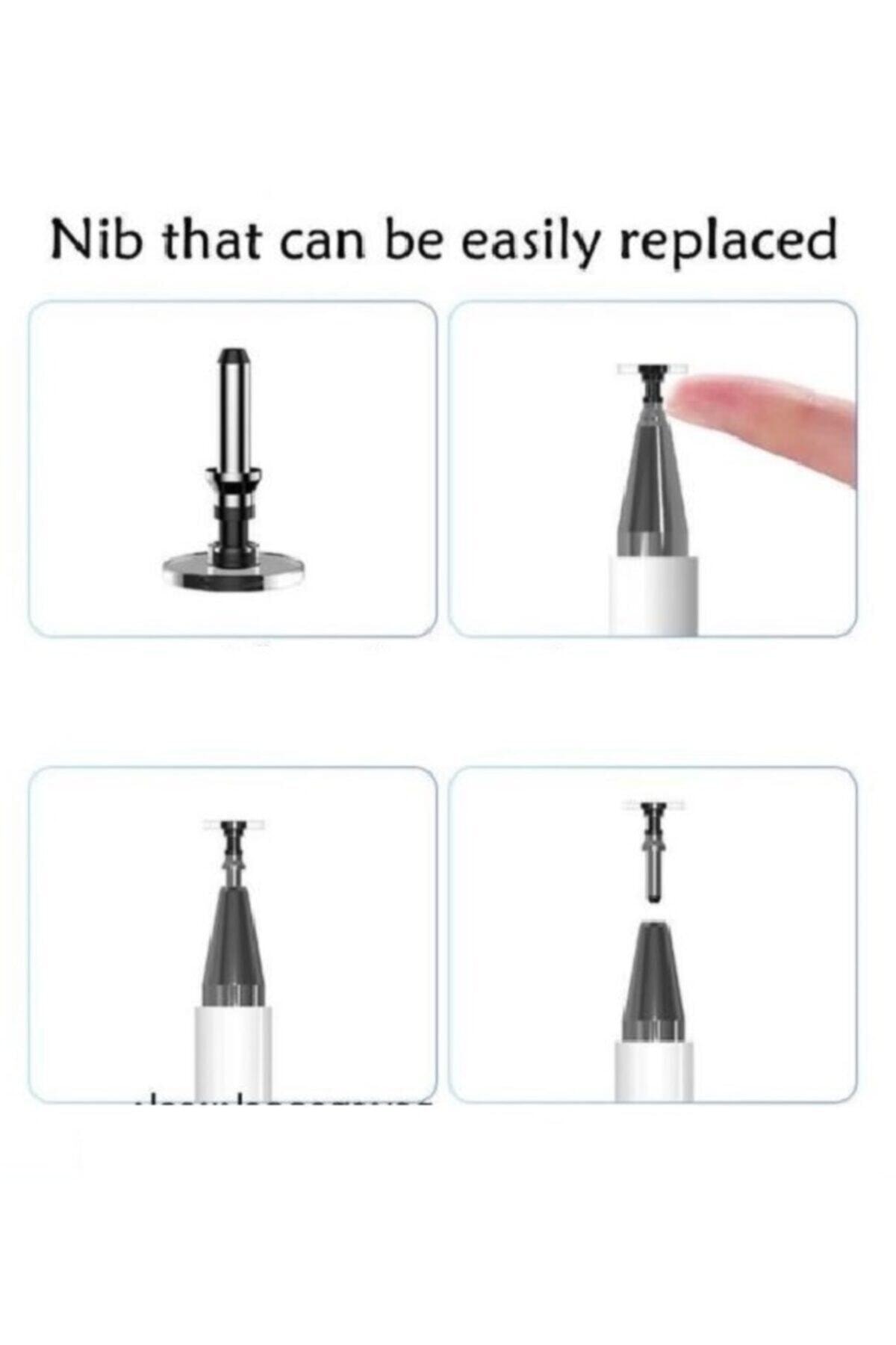 Ipad 10.2 8. Ve 9. Nesil 2 In 1 Stylus Uyumlu Kalem Özel Tasarım Ve Hassas Çizim Kalemi 5