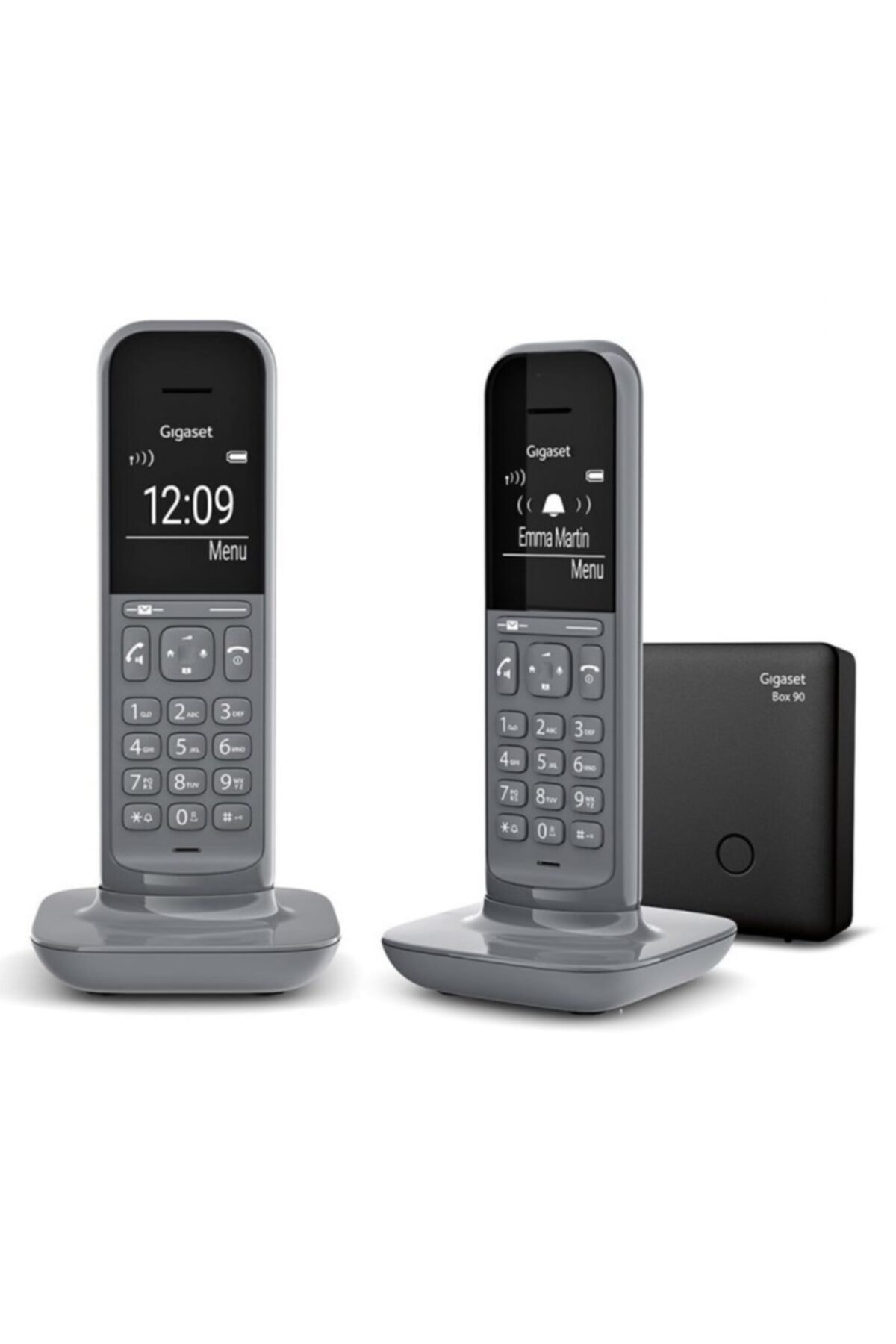 CL390 Duo 2 Ahizeli DECT Kablosuz Sabit Hat Telsiz Telefon | Analog Telefon (IP Telefon Değildir) 5