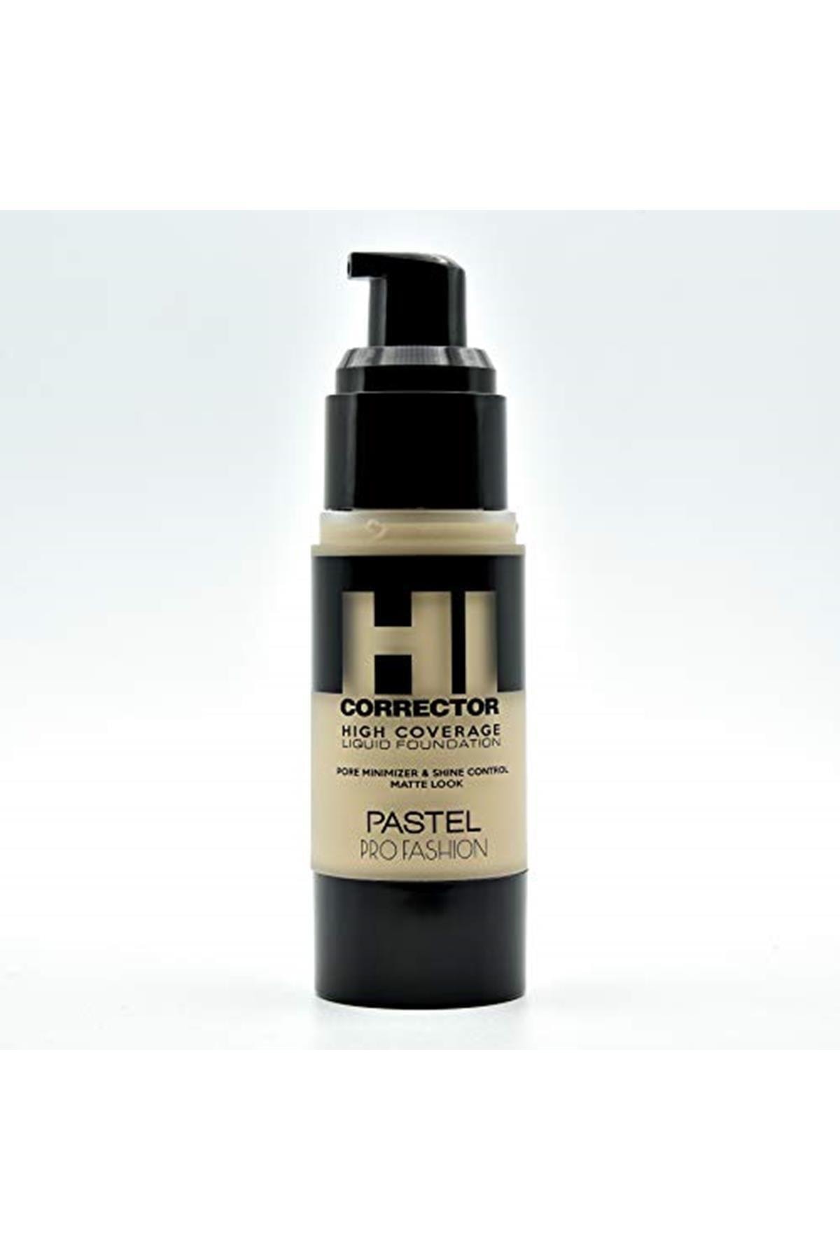 Pastel Profashion Hi Corrector High Coverage Liquid Foundation Likit Kapatıcı Fondöten 402 (30 ML) — رنگارنگ ASTANBEVA1210256 — تصویر 2 از 3
